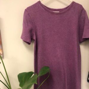 Purple Zara T Shirt dress
